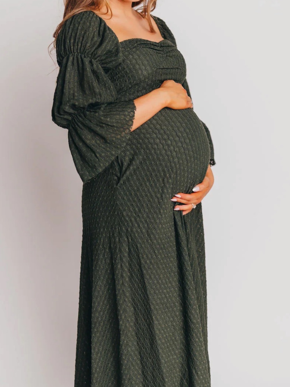 Worth Collective Corrine Tiered Sleeve Maxi Dress with Pockets 
Q2 - Picture 5 of 8